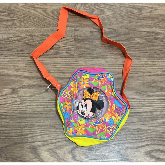 Vtg Walt Disney Co. MINNIE MOUSE Imaginings 3 Colorful Bright Bag - Picture 1 of 15